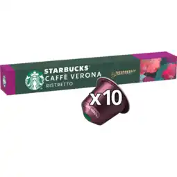 Jumbo Starbucks by Nespresso Caffè Verona 10 Koffiecups aanbieding
