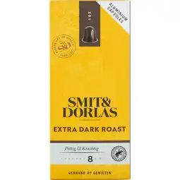 Jumbo Smit & Dorlas Extra Dark Roast Koffiecups 10 Stuks aanbieding