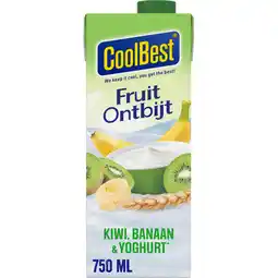 Jumbo CoolBest FruitOntbijt Yoghurt Kiwi-Banaan 0,75L aanbieding