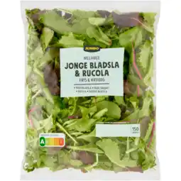 Jumbo Jumbo Melange Jonge Bladsla & Rucola 150 g aanbieding