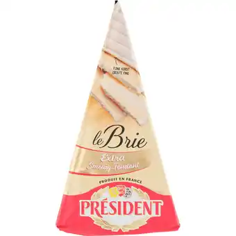Jumbo Président Le Brie Extra Smeuïg 200 g aanbieding