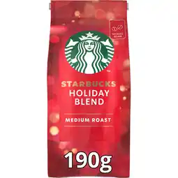 Jumbo Starbucks Holiday Blend Medium Roast Koffiebonen Limited Edition 190g aanbieding