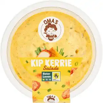 Jumbo Oma's Kip Kerrie Salade 160 g aanbieding