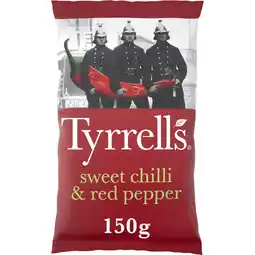 Jumbo Tyrrells Sweet Chilli & Red Pepper 150 g aanbieding