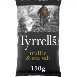 Jumbo Tyrrell's Slow-Cooked Crisps Truffle & Sea Salt Seasoning 150 g aanbieding