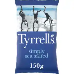 Jumbo Tyrrells Slow-Cooked Crisps Simply Sea Salted 150 g aanbieding