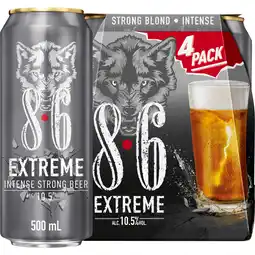 Jumbo 8.6 Extreme - Bier - Blik - 4 x 500ML aanbieding