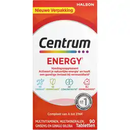 Jumbo Centrum Energy multivitaminen & multimineralen tabletten, 90 stuks aanbieding