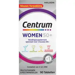 Jumbo Centrum Women 50+ multivitaminen & multimineralen tabletten, 90 stuks aanbieding