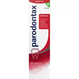 Jumbo Parodontax Original dagelijkse tandpasta tegen bloedend tandvlees 75 ml aanbieding