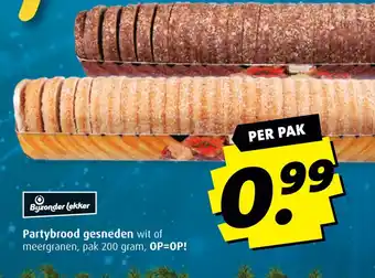 Boni Partybrood gesneden wit of meergranen, aanbieding