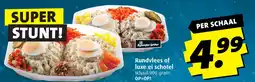Boni Rundvlees of luxe ei schotel aanbieding