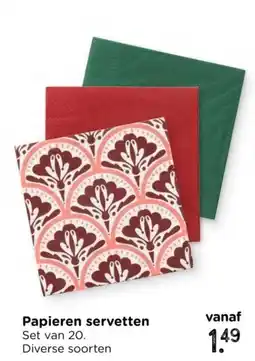 Xenos Papieren servetten aanbieding