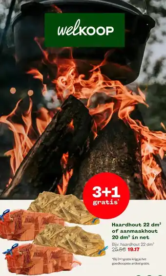 Haardhout 22 dm³ of aanmaakhout 20 dm³ in net