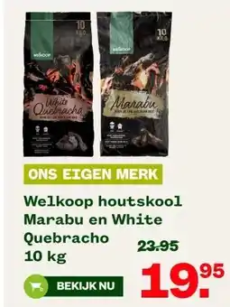 Welkoop Welkoop houtskool Marabu en White Quebracho aanbieding