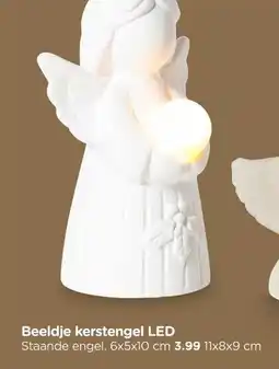 Xenos Beeldje kerstengel LED aanbieding