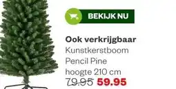 Welkoop Kunstkerstboom Pencil Pine aanbieding