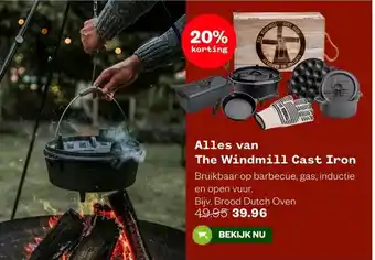 Welkoop Alles van The Windmill Cast Iron aanbieding