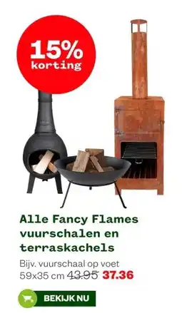 Welkoop Alle Fancy Flames vuurschalen en terraskachels aanbieding