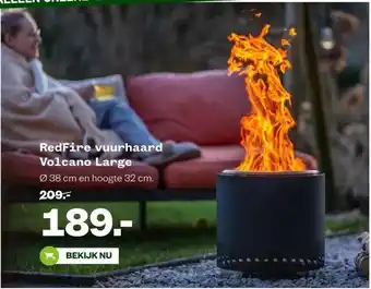 Welkoop RedFire vuurhaard Volcano Large aanbieding