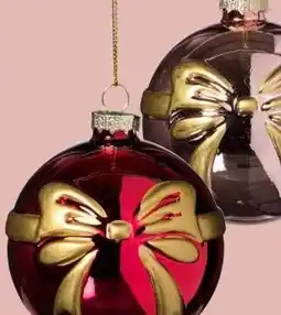 Xenos Kerstbal met strikjes aanbieding