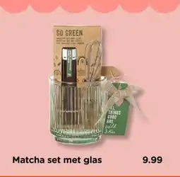 Xenos Matcha set met glas aanbieding
