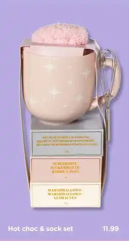 Xenos Hot choc & sock set aanbieding