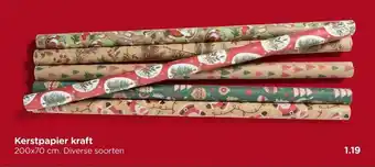 Xenos Kerstpapier kraft aanbieding
