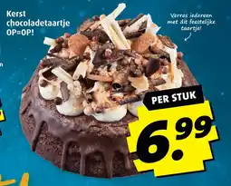 Boni Kerst chocoladetaartje aanbieding