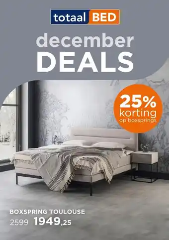 TotaalBED Boxspring Toulouse aanbieding