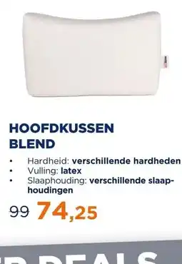 TotaalBED Hoofdkussen Blend Latex | 12 cm aanbieding