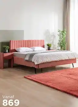 TotaalBED Bed Ardenne | 140 x 200 cm | Adore 400, roze aanbieding