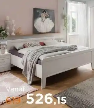 TotaalBED Bed Barcelona voorraad | 140 x 200 cm | Alpine wit aanbieding