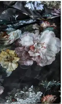 TotaalBED Dekbedovertrek Fleur Night Blue 140 x 200/220 cm aanbieding