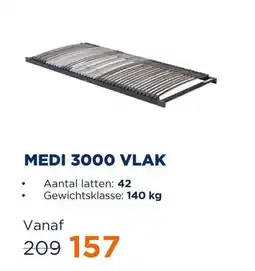 TotaalBED Lattenbodem Medi 3000 vlak aanbieding