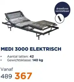 TotaalBED Lattenbodem Medi 3000 elektrisch draadloos aanbieding