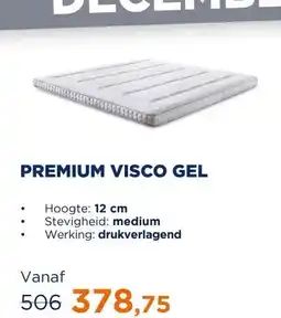 TotaalBED Topmatras Premium | Visco Gel aanbieding