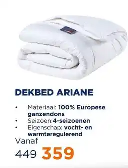 TotaalBED Dekbed Ariane 100% dons | 4-seizoenen aanbieding