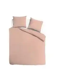 TotaalBED Dekbedovertrek Noa Pastel Brique 140 x 200/220 cm aanbieding