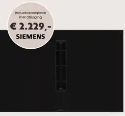 Superkeukens Inductiekookplaat met afzuiging aanbieding
