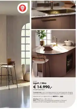 Superkeukens keuken Ligeti / Mira aanbieding