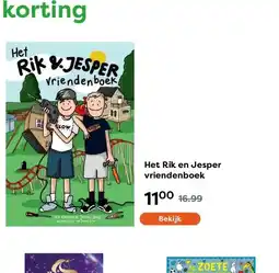 The Read Shop Het Rik en Jesper vriendenboek aanbieding