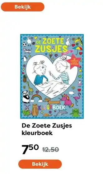 The Read Shop De Zoete Zusjes kleurboek aanbieding