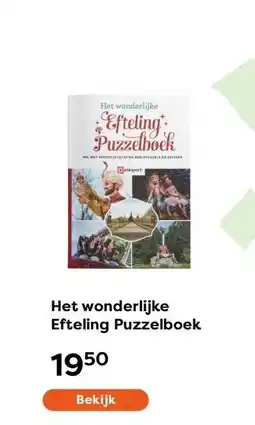 The Read Shop Het wonderlijke Efteling Puzzelboek aanbieding