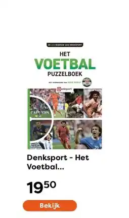 The Read Shop Denksport - Het Voetbal Puzzelboek aanbieding