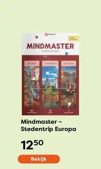 The Read Shop Mindmaster – Stedentrip Europa aanbieding
