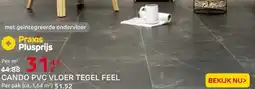 Praxis CanDo PVC vloer tegel - Feel XL - beton aanbieding