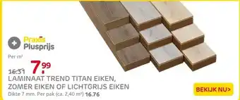 Praxis Laminaat plank - Trend Oak Eiken - aanbieding