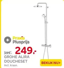Praxis GROHE douchesysteem Start Alira met aanbieding