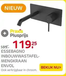 Praxis Essebagno inbouw wastafelmengkraan Envol aanbieding